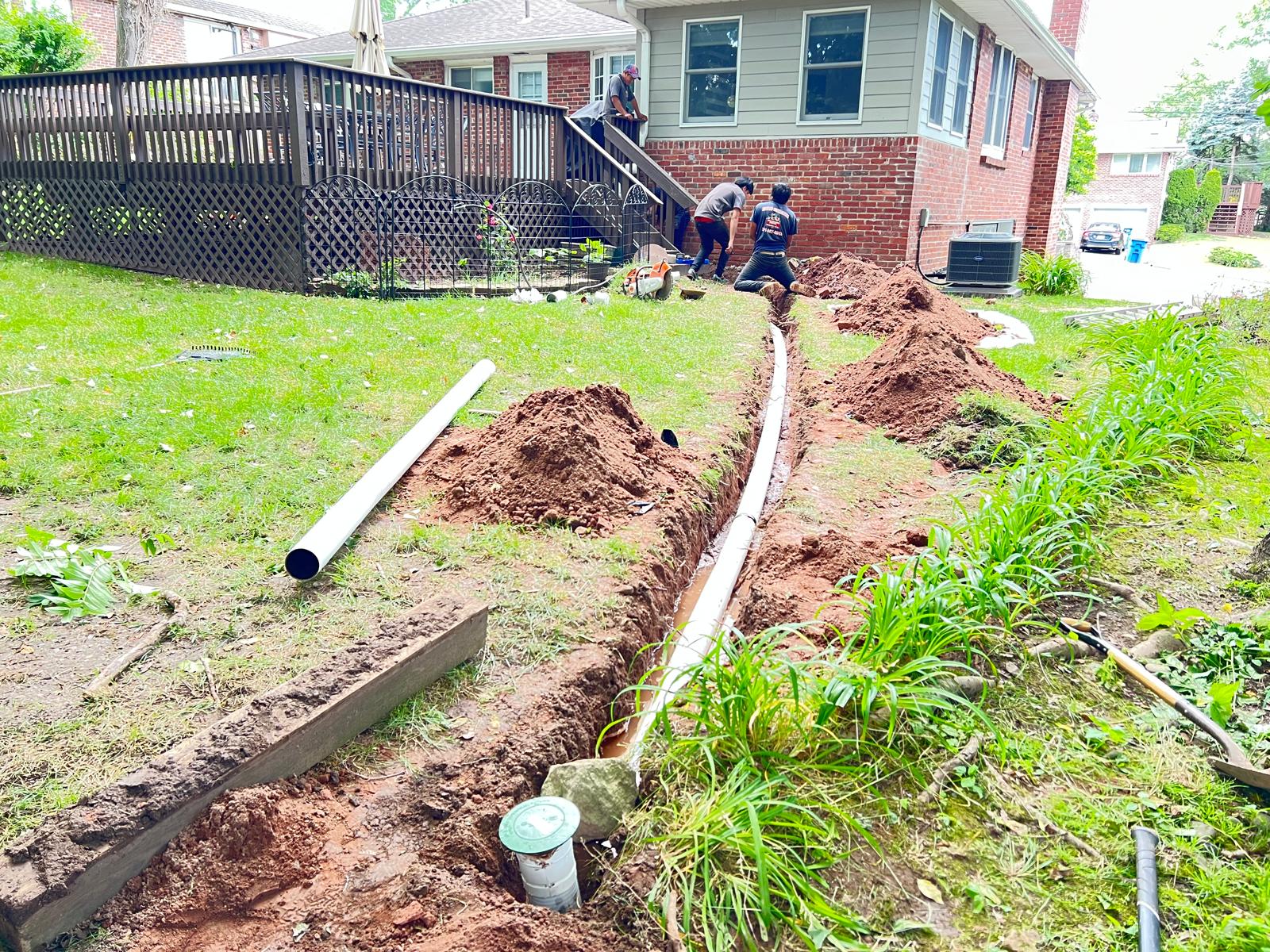 Underground Drain Installation & Repair in Weehawken, NJ